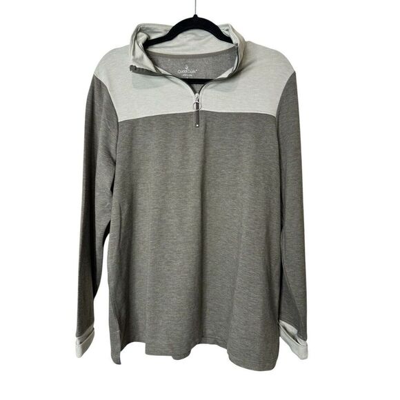 Cuddl Duds Womens Softwear With Stretch Long Sleeve Zip Neck Sz Large Soft - Picture 1 of 5